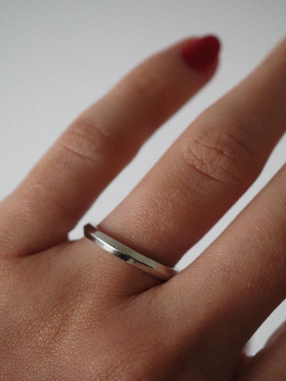 0.13 TCW Round Twisted Moissanite Wedding Band