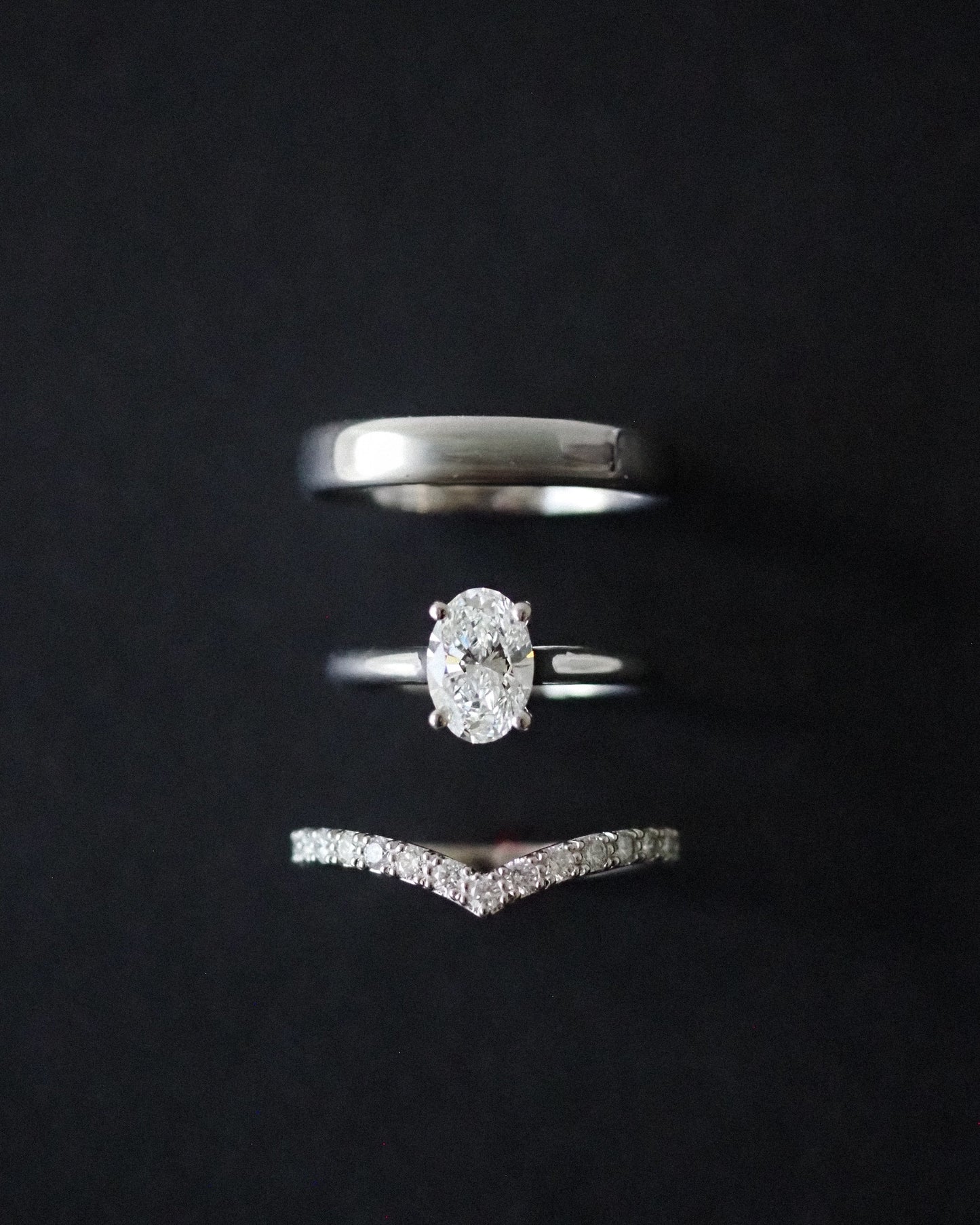0.13 TCW Round Twisted Moissanite Wedding Band