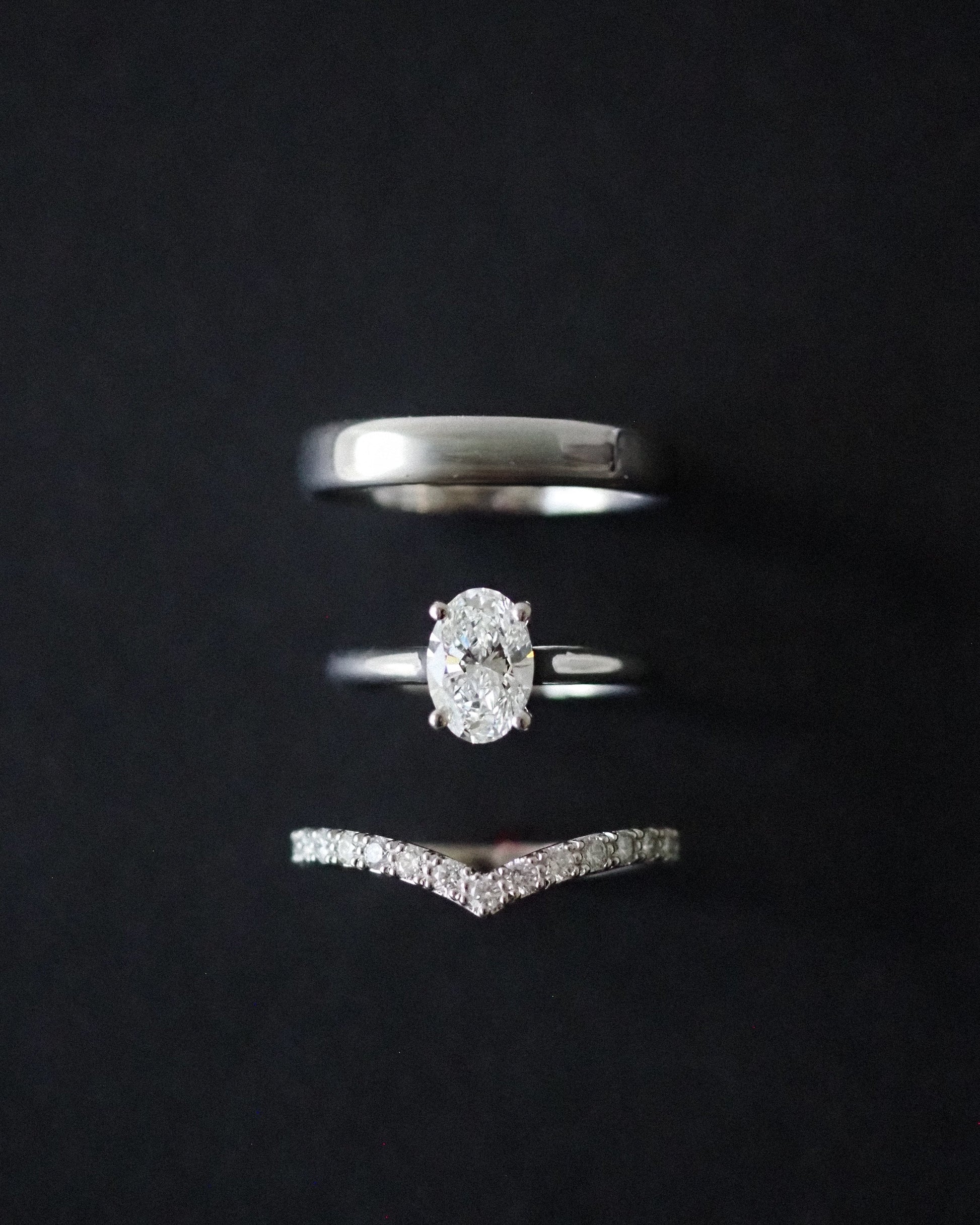 0.13 TCW Round Twisted Moissanite Wedding Band