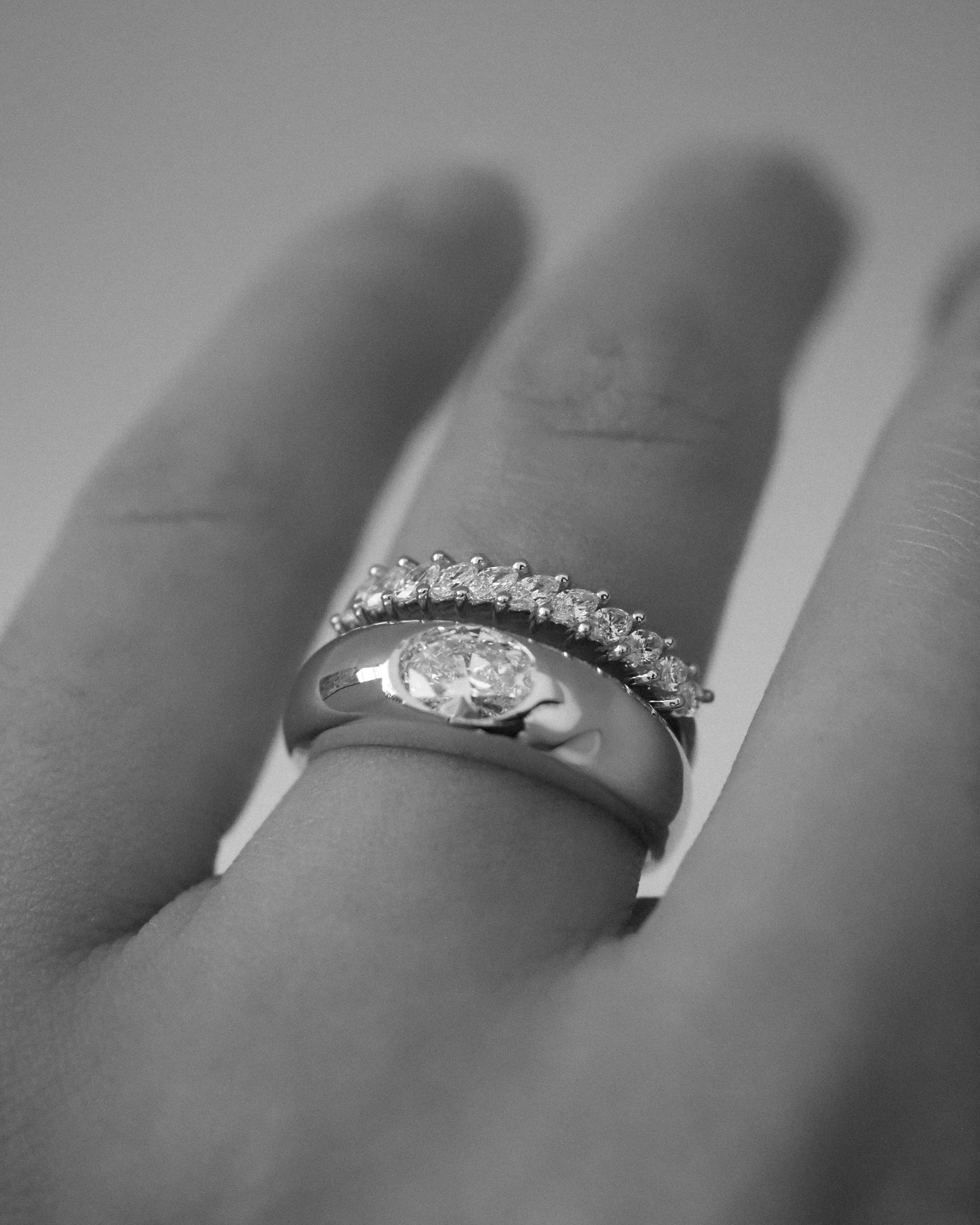 0.13 TCW Round Twisted Moissanite Wedding Band