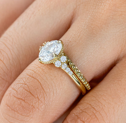 0.37 CT Round Full Eternity Lab Grown Diamond Wedding Band