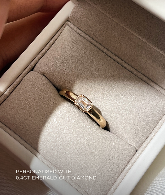 Round Swirl Semi Pave Engagement Ring – 1 CT Moissanite Diamond