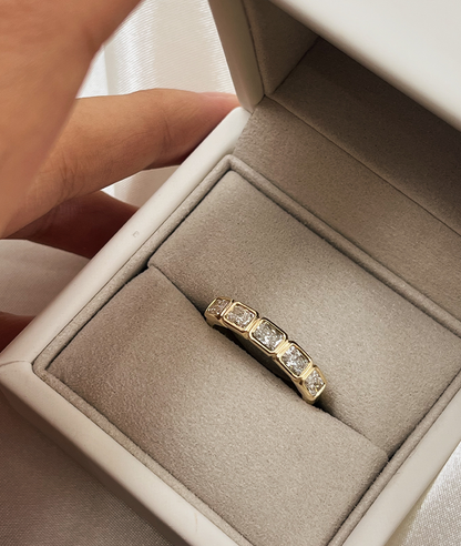 Round Swirl Semi Pave Engagement Ring – 1 CT Moissanite Diamond