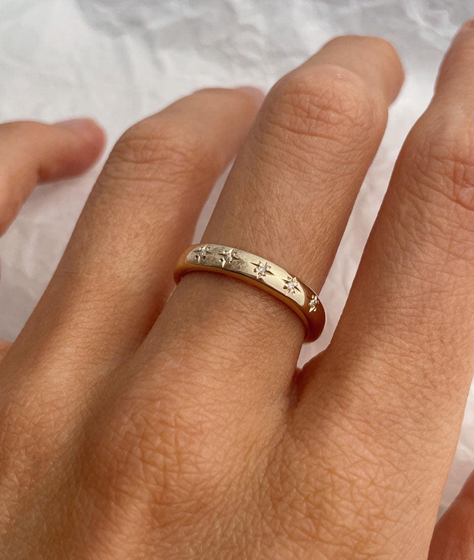 Round Swirl Semi Pave Engagement Ring – 1 CT Moissanite Diamond