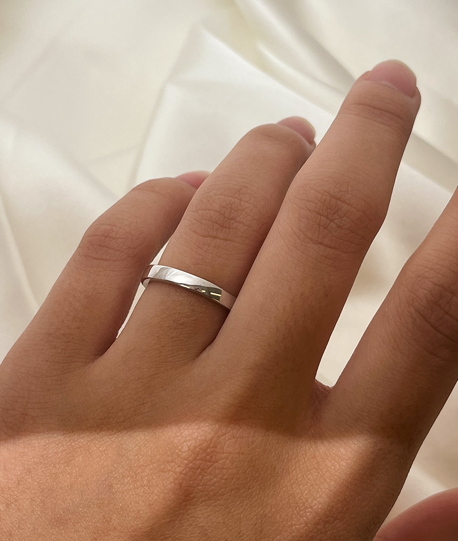 Round Swirl Semi Pave Engagement Ring – 1 CT Moissanite Diamond