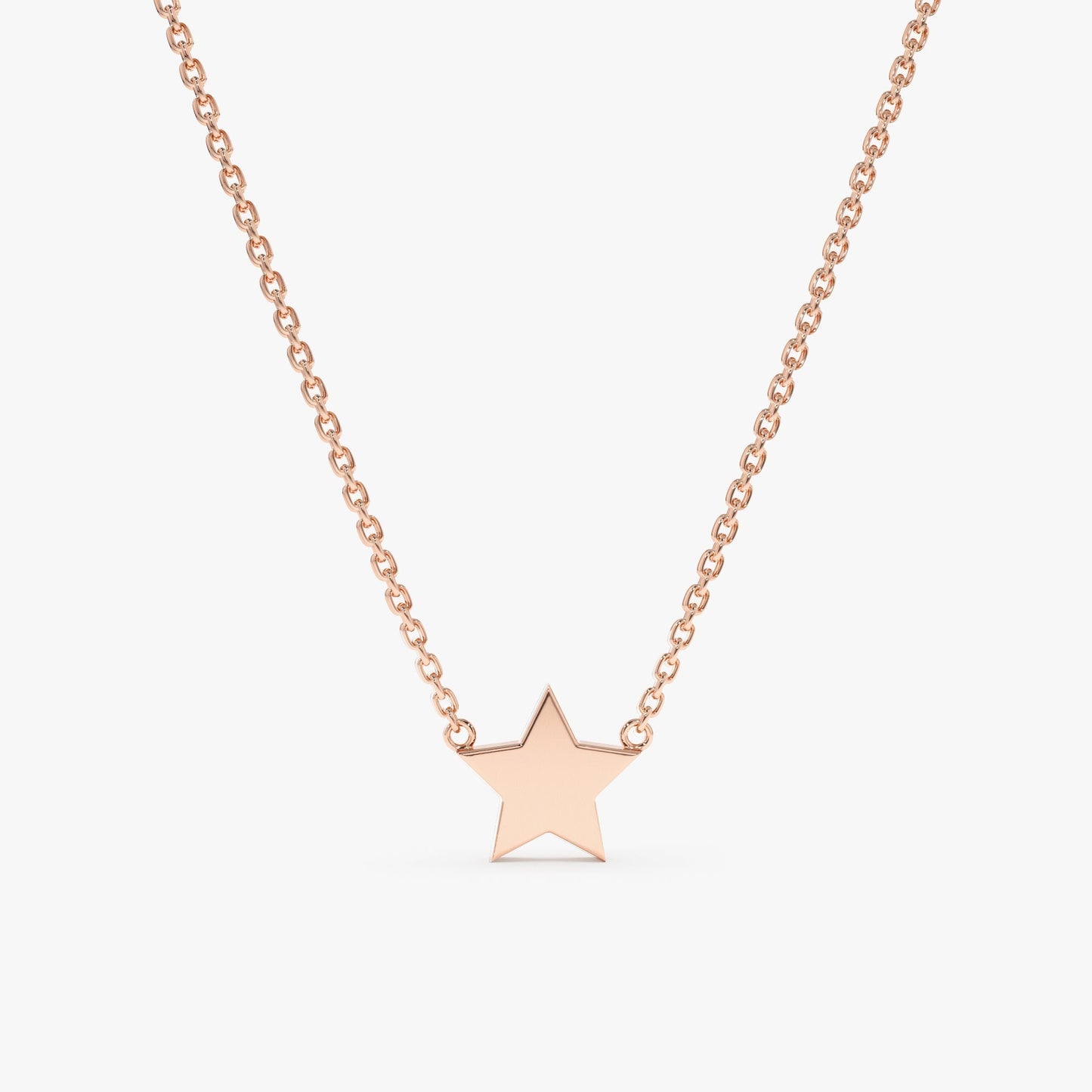 1.0 CT Round Bezel Solitaire Lab Grown Diamond Necklace