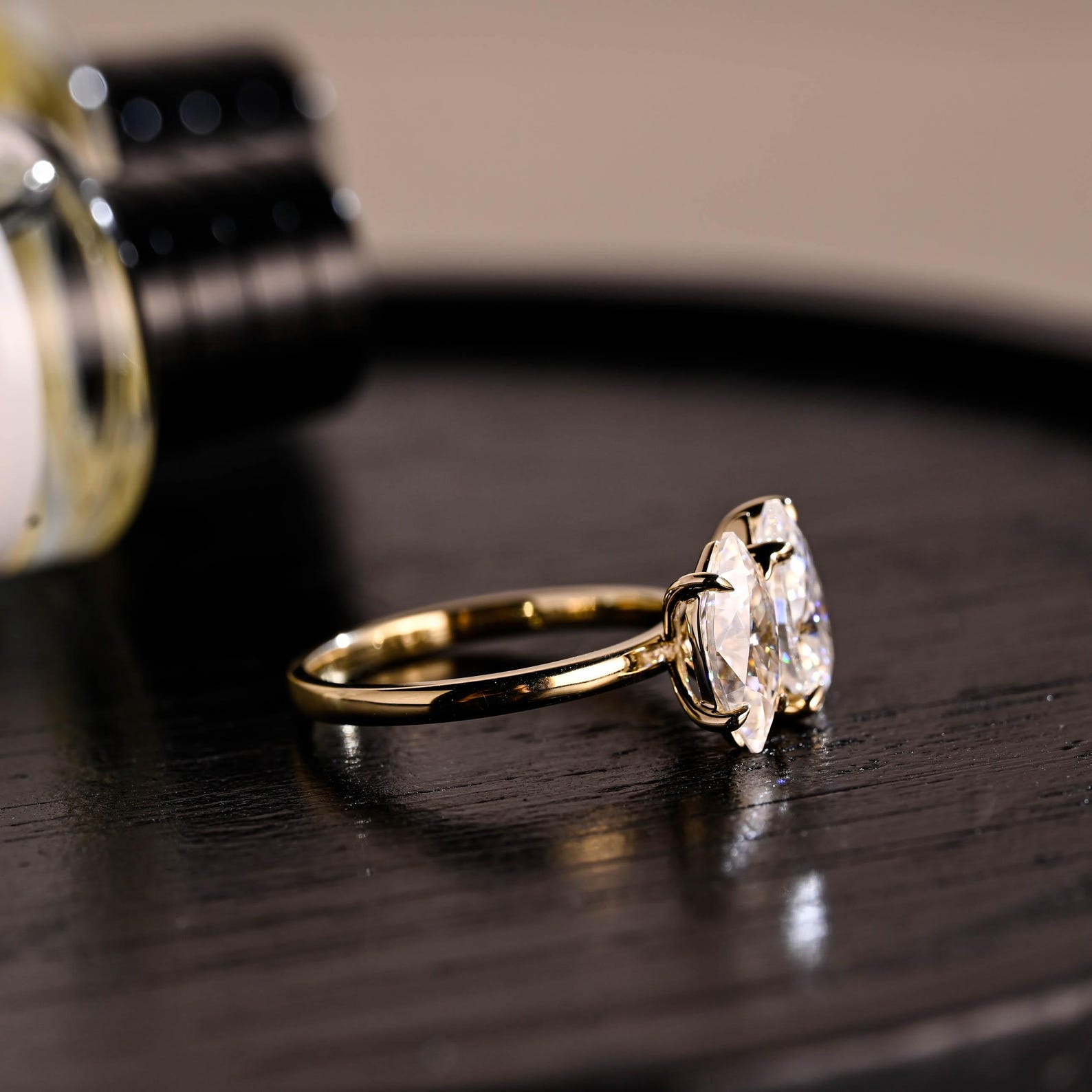 Round Halo, Pave & Split Shank Engagement Ring – 1.93 CT Lab Grown Diamond