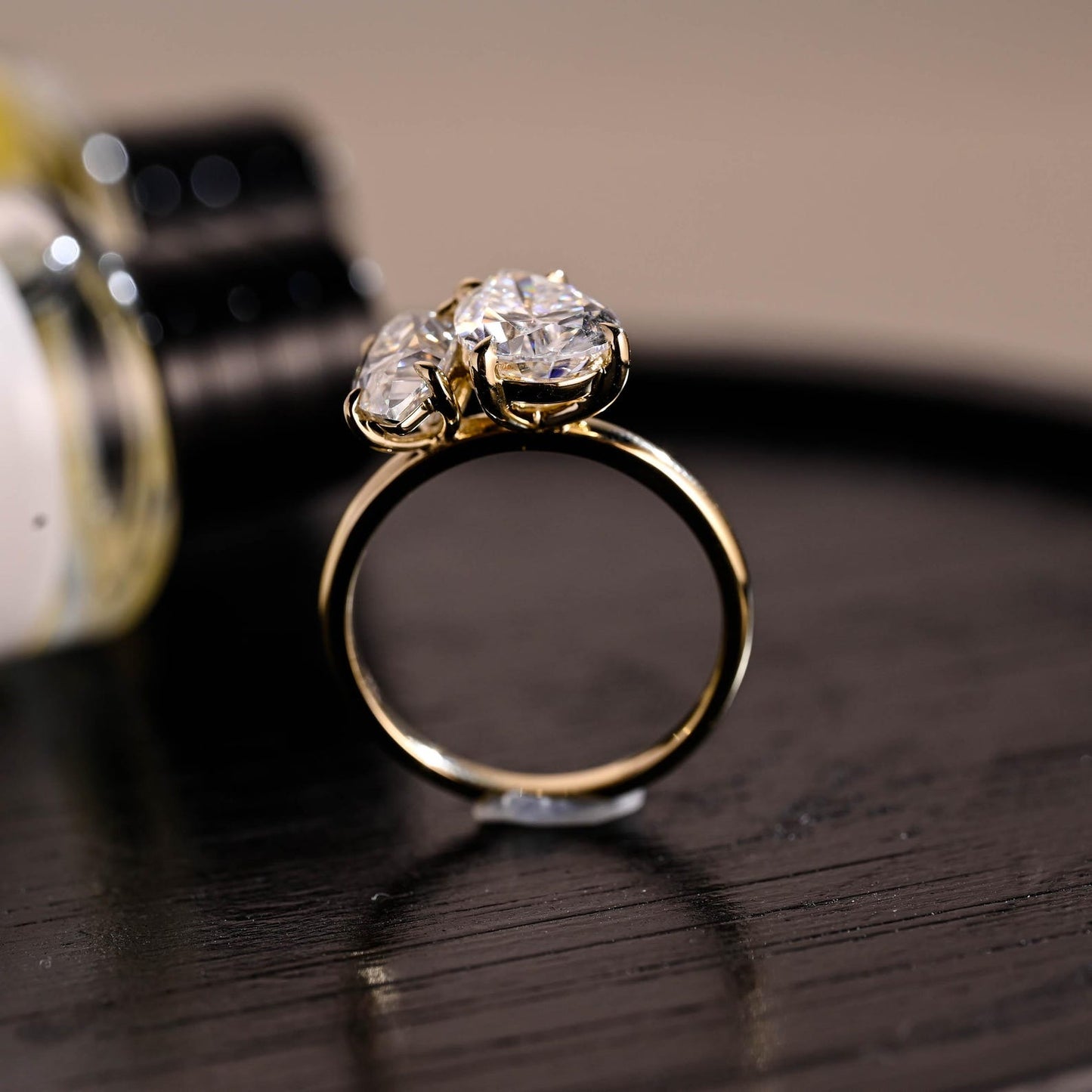 Round Halo, Pave & Split Shank Engagement Ring – 1.93 CT Lab Grown Diamond