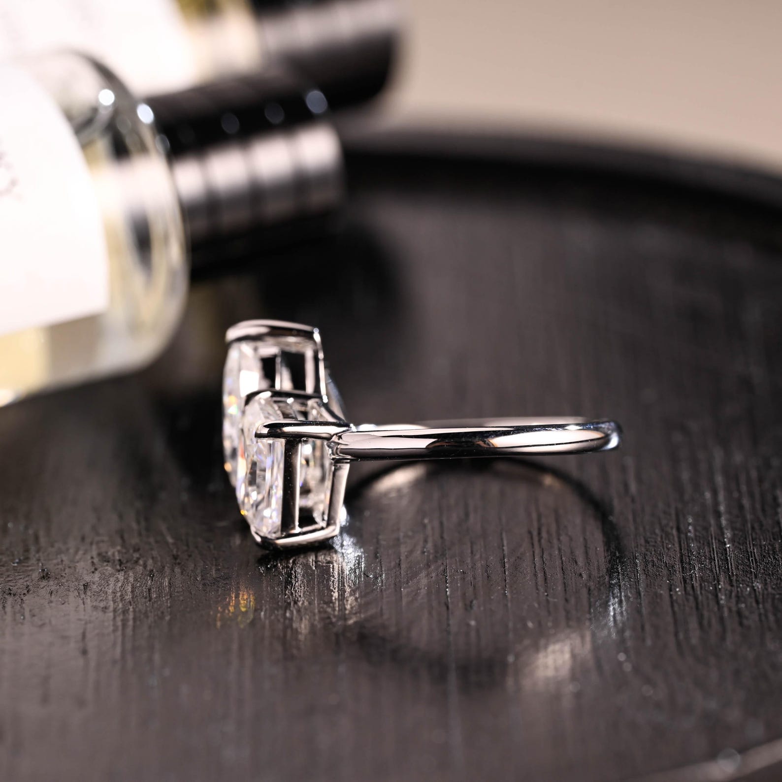 Round Halo, Pave & Split Shank Engagement Ring – 1.93 CT Lab Grown Diamond