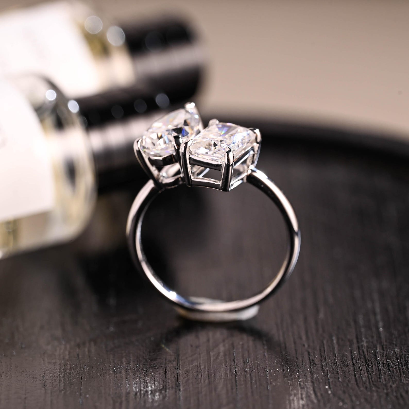 Round Halo, Pave & Split Shank Engagement Ring – 1.93 CT Lab Grown Diamond