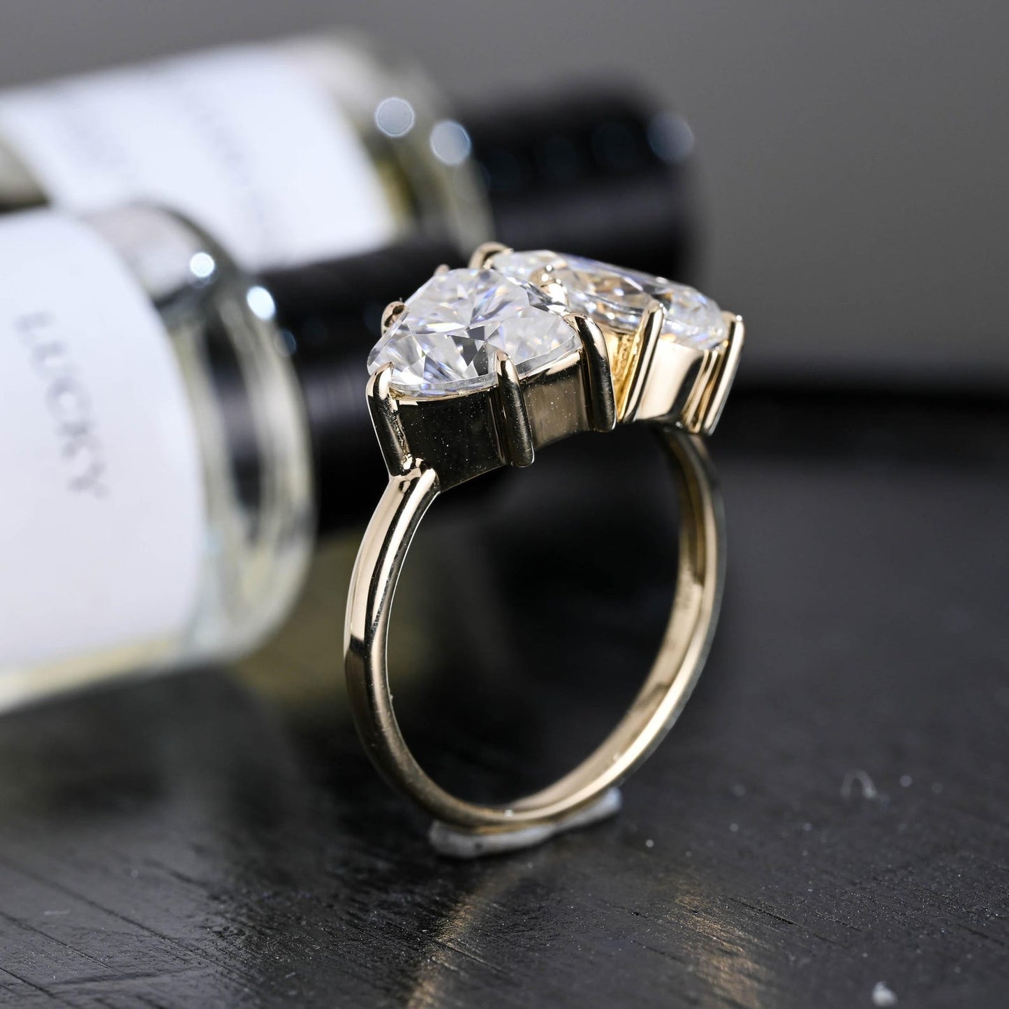 Round Halo, Pave & Split Shank Engagement Ring – 1.93 CT Lab Grown Diamond