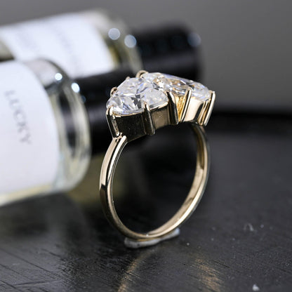 Round Halo, Pave & Split Shank Engagement Ring – 1.93 CT Lab Grown Diamond