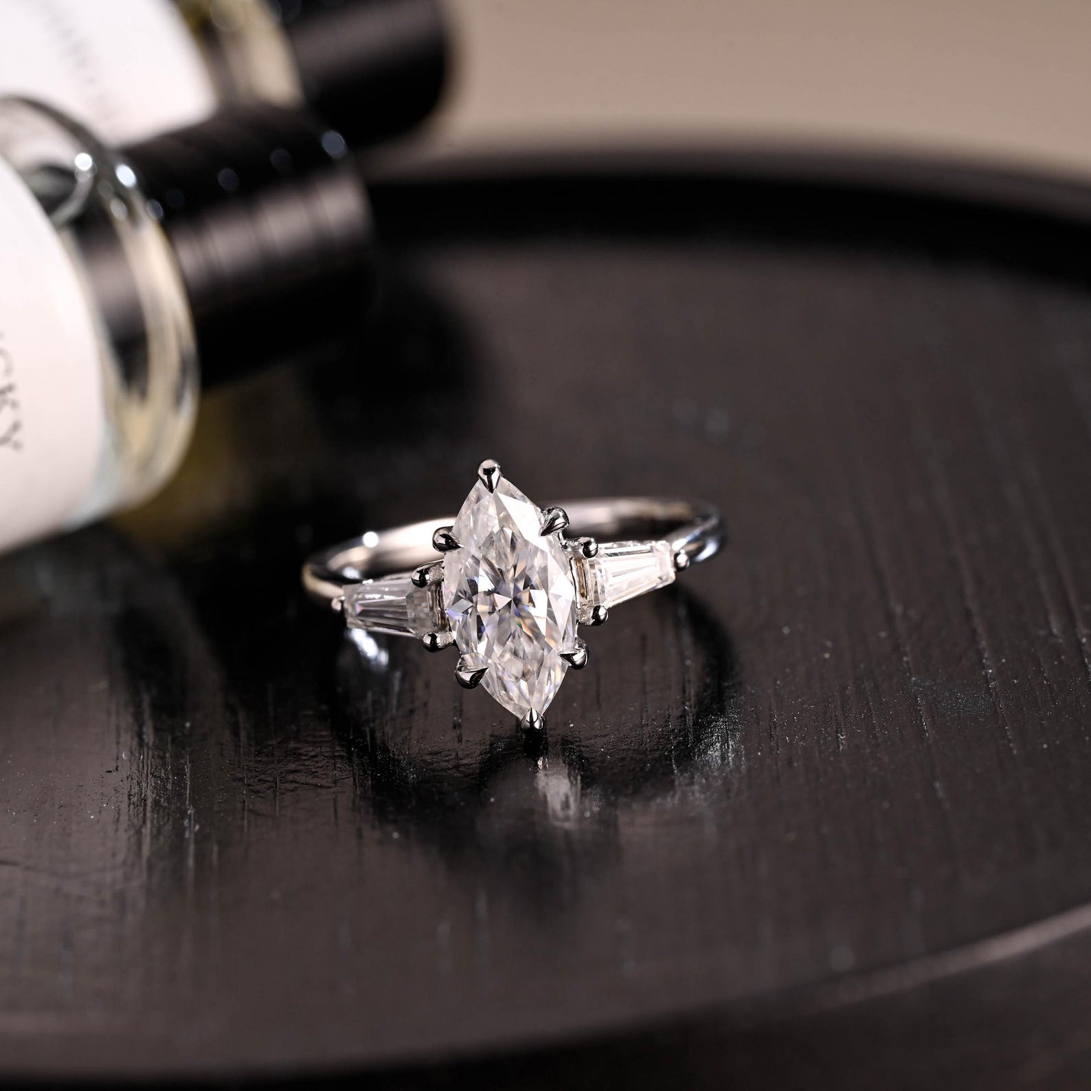 Round Halo, Pave & Split Shank Engagement Ring – 1.93 CT Lab Grown Diamond
