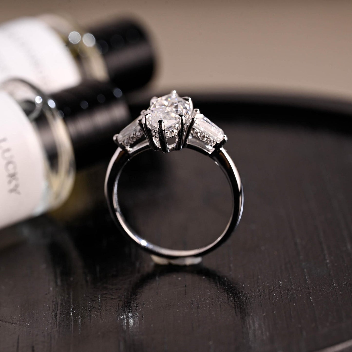 Round Halo, Pave & Split Shank Engagement Ring – 1.93 CT Lab Grown Diamond