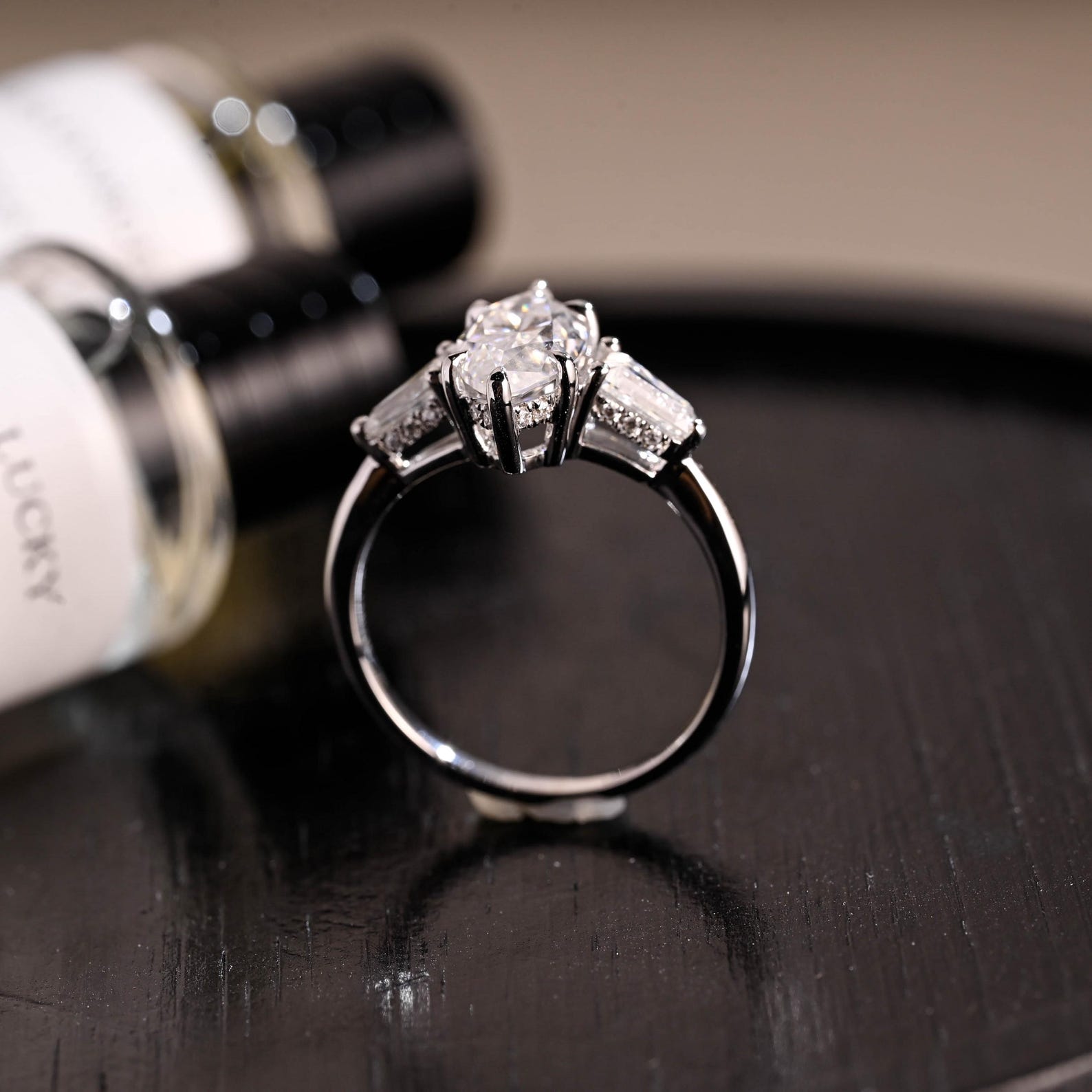 Round Halo, Pave & Split Shank Engagement Ring – 1.93 CT Lab Grown Diamond