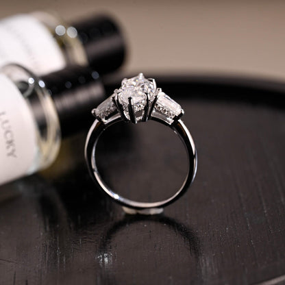 Round Halo, Pave & Split Shank Engagement Ring – 1.93 CT Lab Grown Diamond