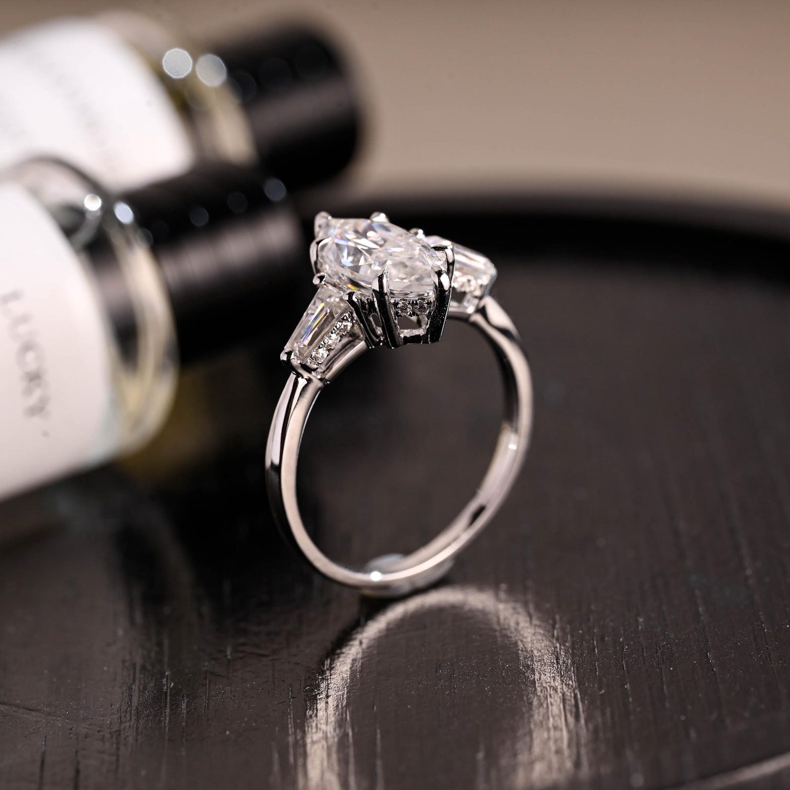 Round Halo, Pave & Split Shank Engagement Ring – 1.93 CT Lab Grown Diamond