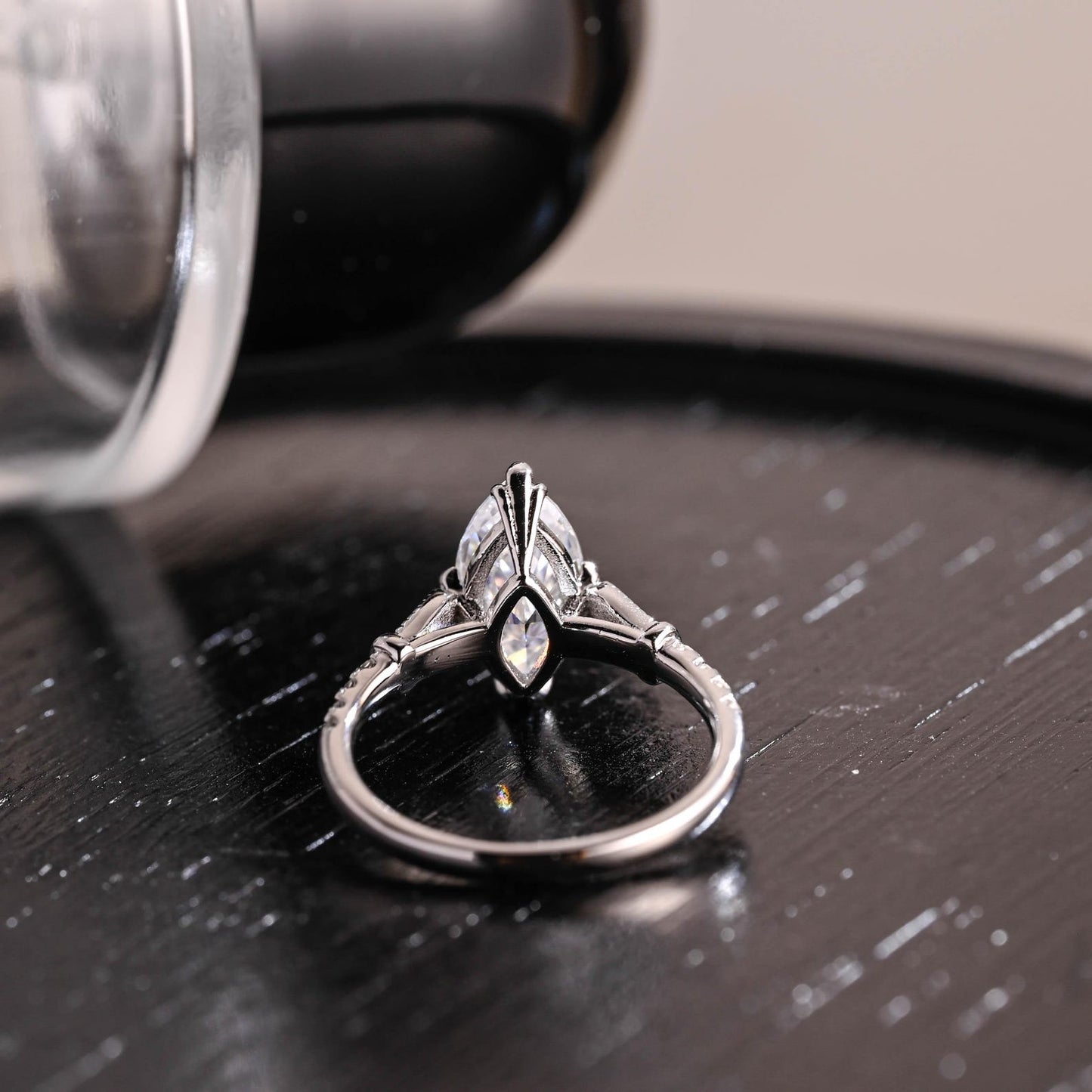 Round Halo, Pave & Split Shank Engagement Ring – 1.93 CT Lab Grown Diamond