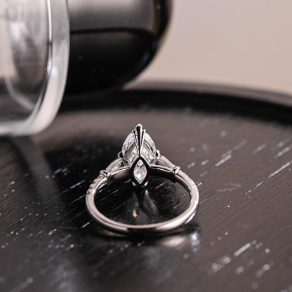 Round Halo, Pave & Split Shank Engagement Ring – 1.93 CT Lab Grown Diamond