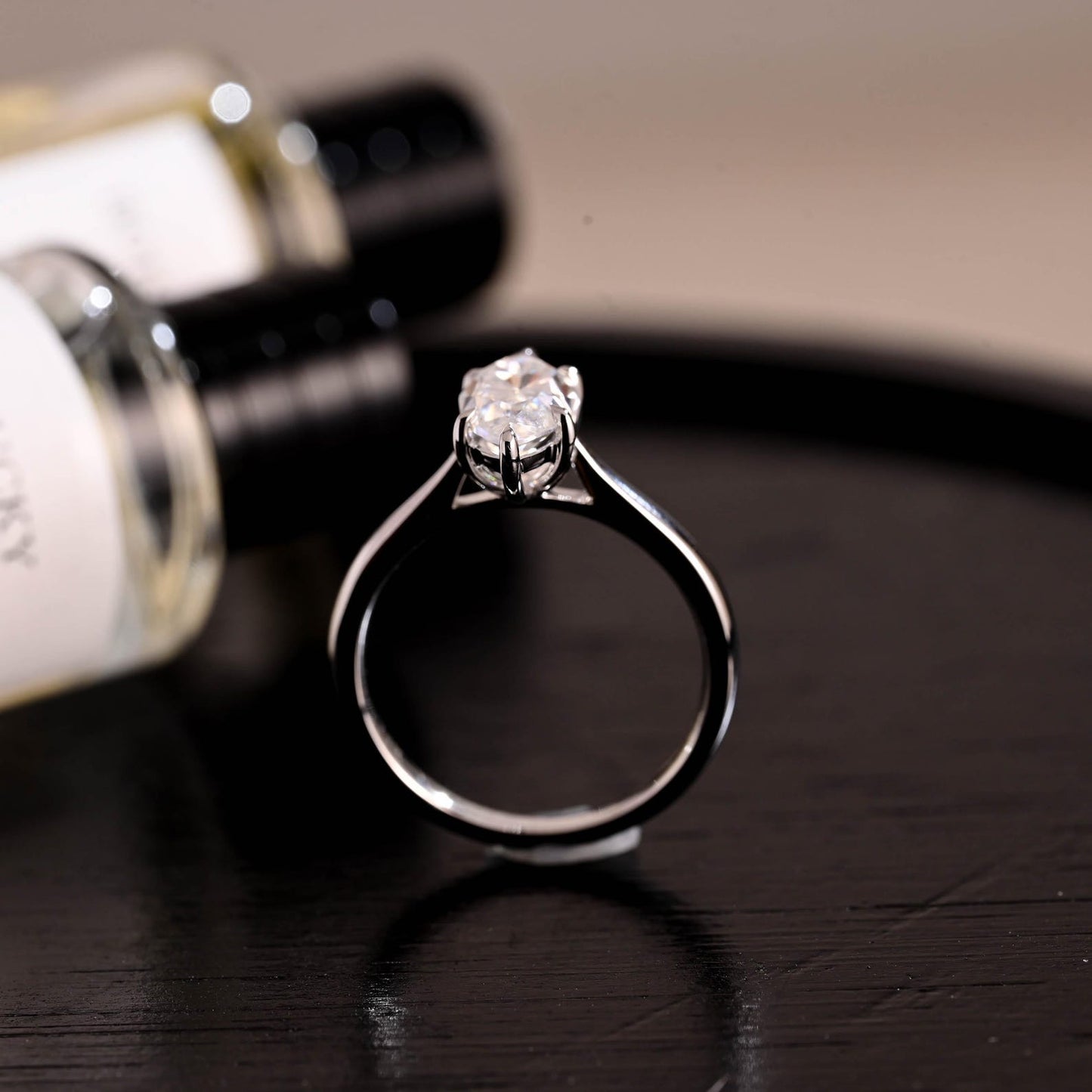 Round Halo, Pave & Split Shank Engagement Ring – 1.93 CT Lab Grown Diamond