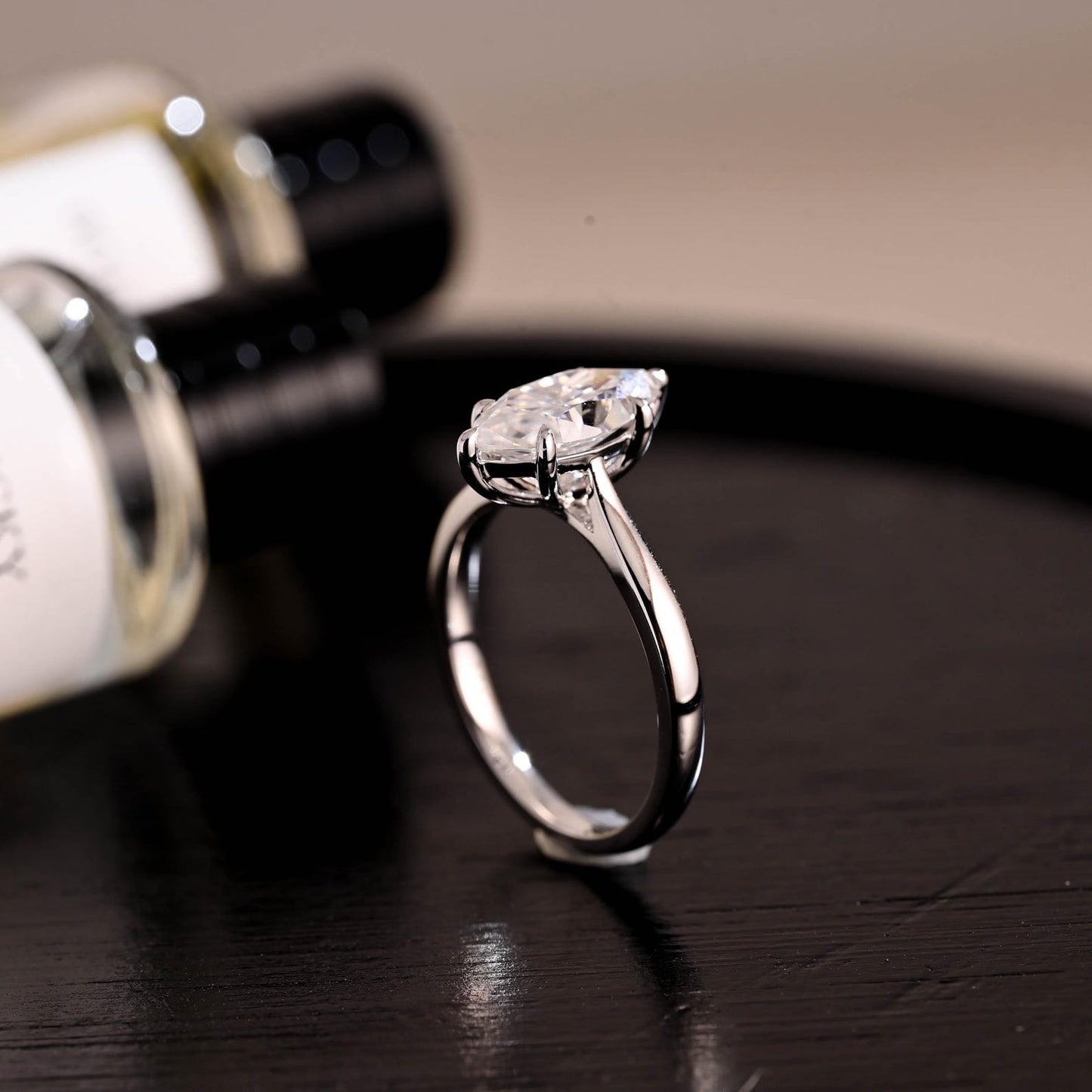Round Halo, Pave & Split Shank Engagement Ring – 1.93 CT Lab Grown Diamond
