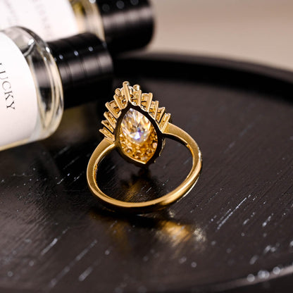 Round Halo, Pave & Split Shank Engagement Ring – 1.93 CT Lab Grown Diamond