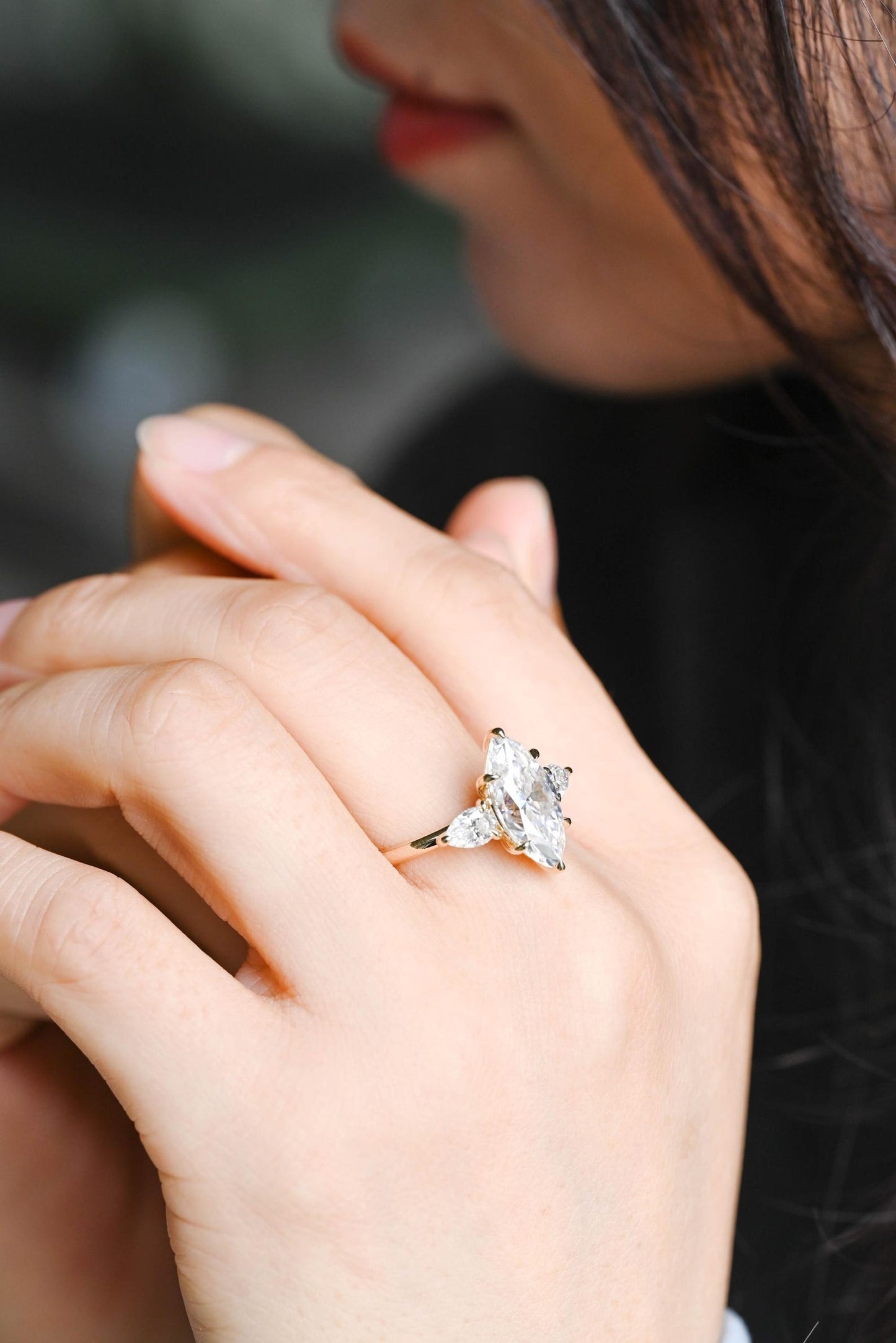 Round Halo, Pave & Split Shank Engagement Ring – 1.93 CT Lab Grown Diamond
