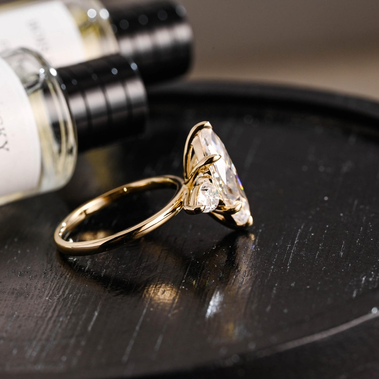 Round Halo, Pave & Split Shank Engagement Ring – 1.93 CT Lab Grown Diamond