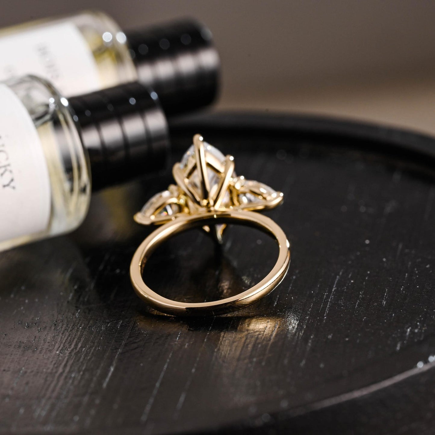Round Halo, Pave & Split Shank Engagement Ring – 1.93 CT Lab Grown Diamond