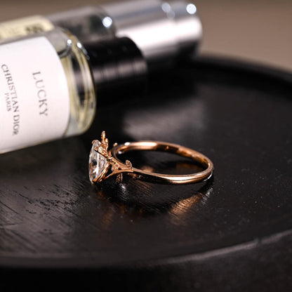 Round Halo, Pave & Split Shank Engagement Ring – 1.93 CT Lab Grown Diamond