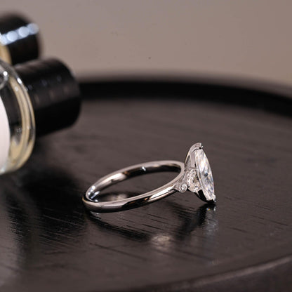 Round Halo, Pave & Split Shank Engagement Ring – 1.93 CT Lab Grown Diamond