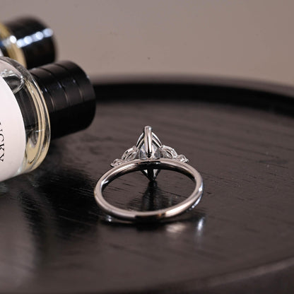 Round Halo, Pave & Split Shank Engagement Ring – 1.93 CT Lab Grown Diamond