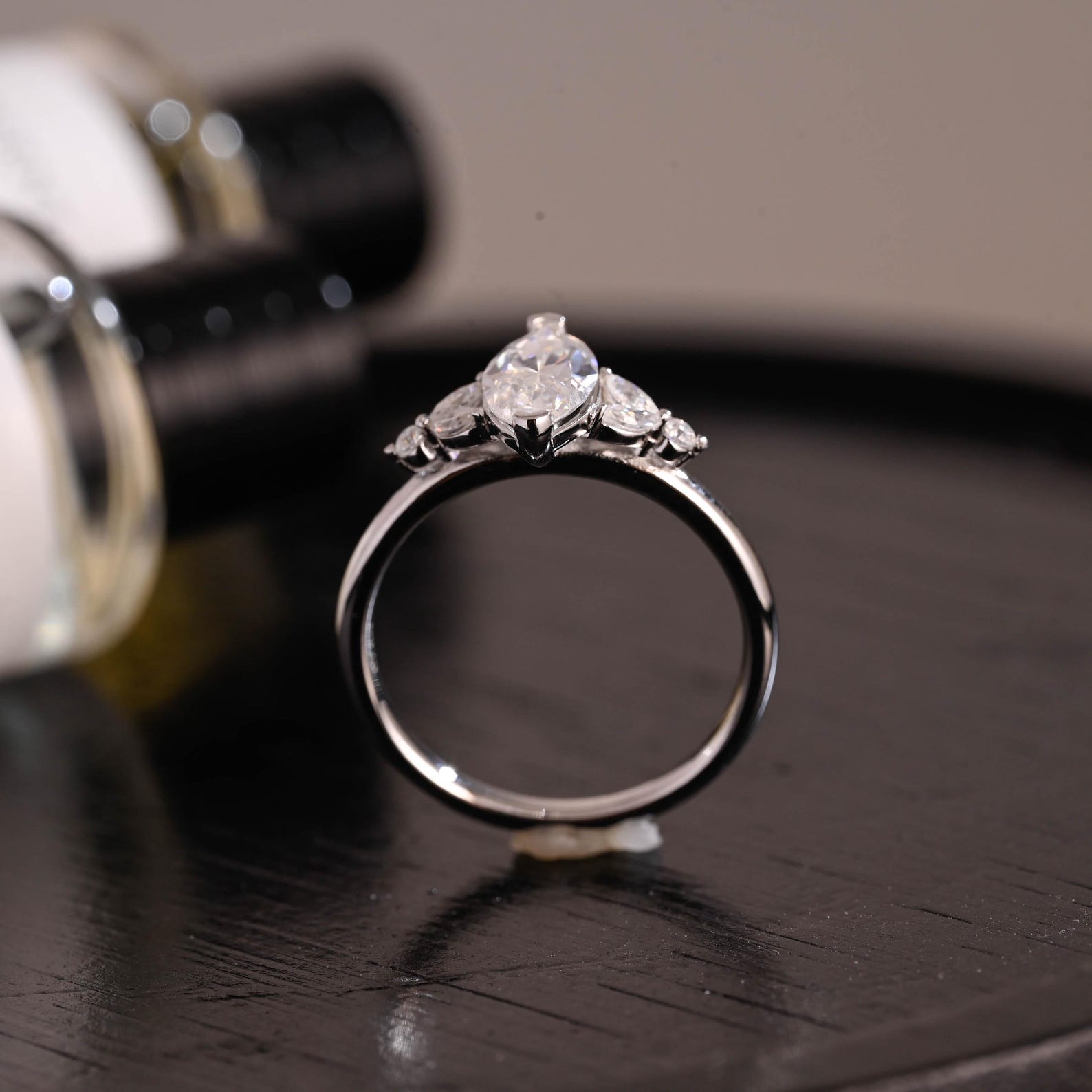 Round Halo, Pave & Split Shank Engagement Ring – 1.93 CT Lab Grown Diamond