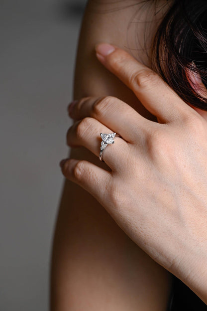Round Halo, Pave & Split Shank Engagement Ring – 1.93 CT Lab Grown Diamond