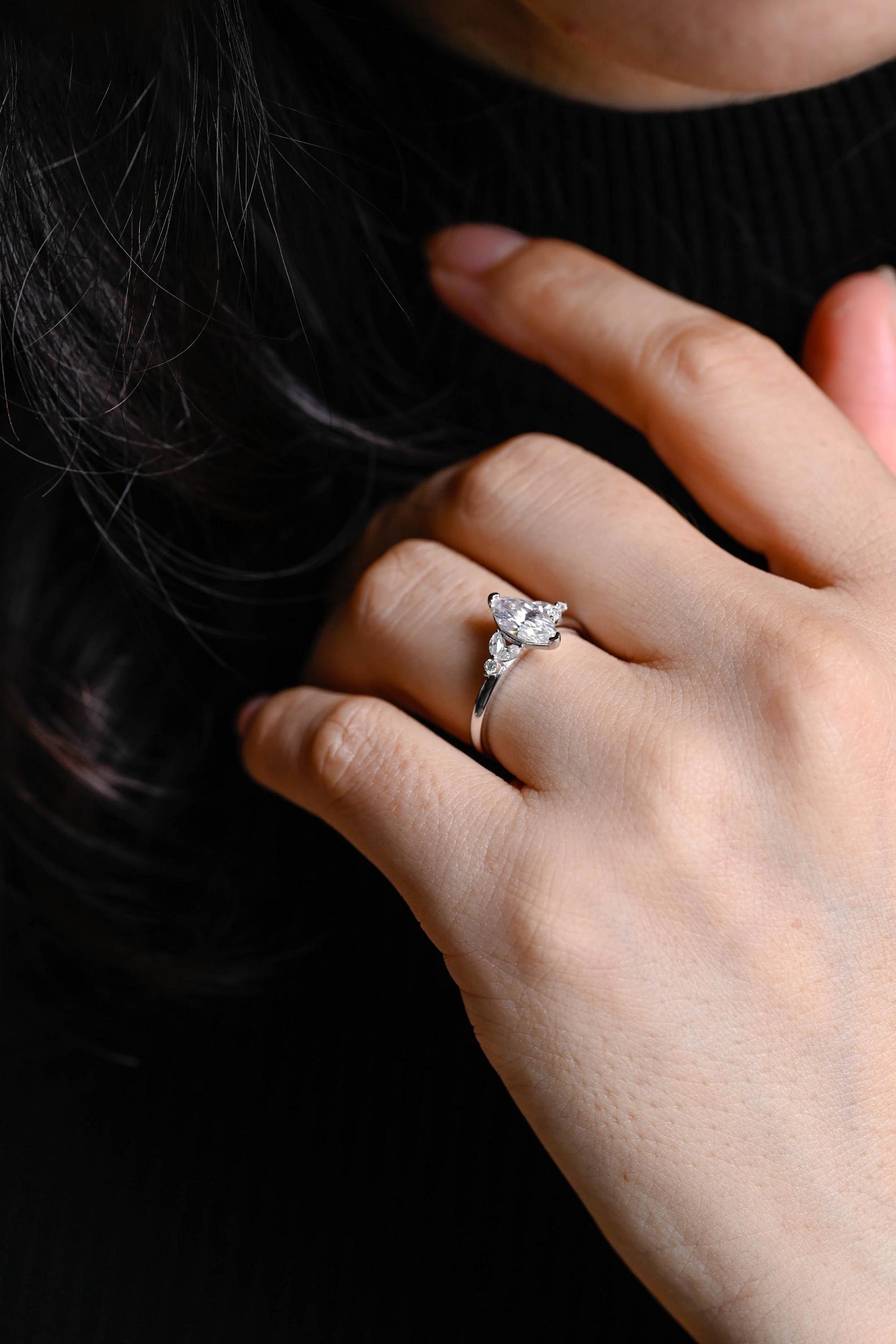 Round Halo, Pave & Split Shank Engagement Ring – 1.93 CT Lab Grown Diamond