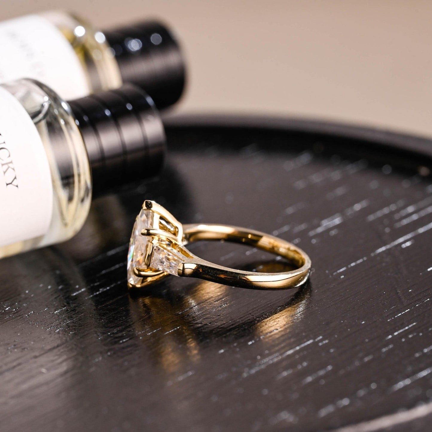 Round Halo, Pave & Split Shank Engagement Ring – 1.93 CT Lab Grown Diamond