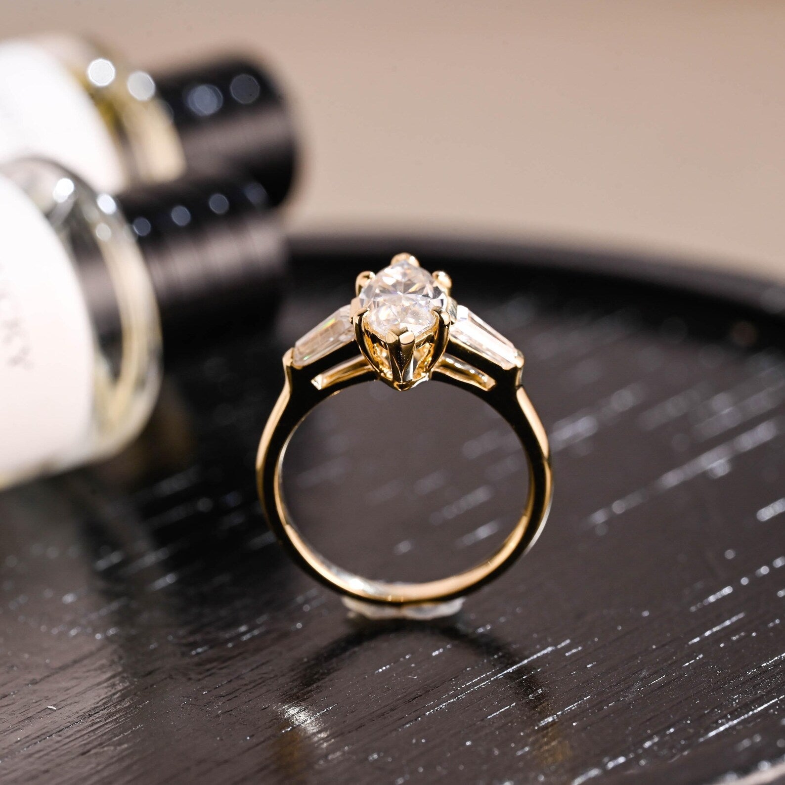 Round Halo, Pave & Split Shank Engagement Ring – 1.93 CT Lab Grown Diamond