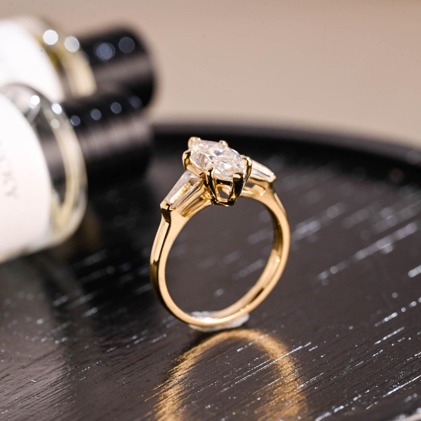 Round Halo, Pave & Split Shank Engagement Ring – 1.93 CT Lab Grown Diamond