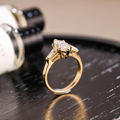 Round Halo, Pave & Split Shank Engagement Ring – 1.93 CT Lab Grown Diamond