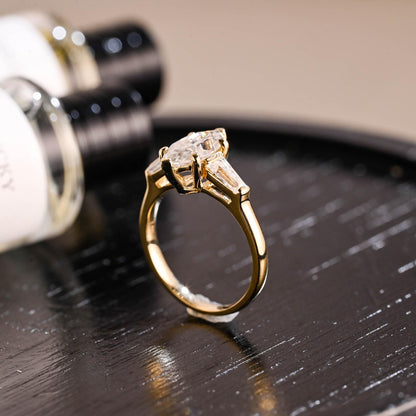 Round Halo, Pave & Split Shank Engagement Ring – 1.93 CT Lab Grown Diamond