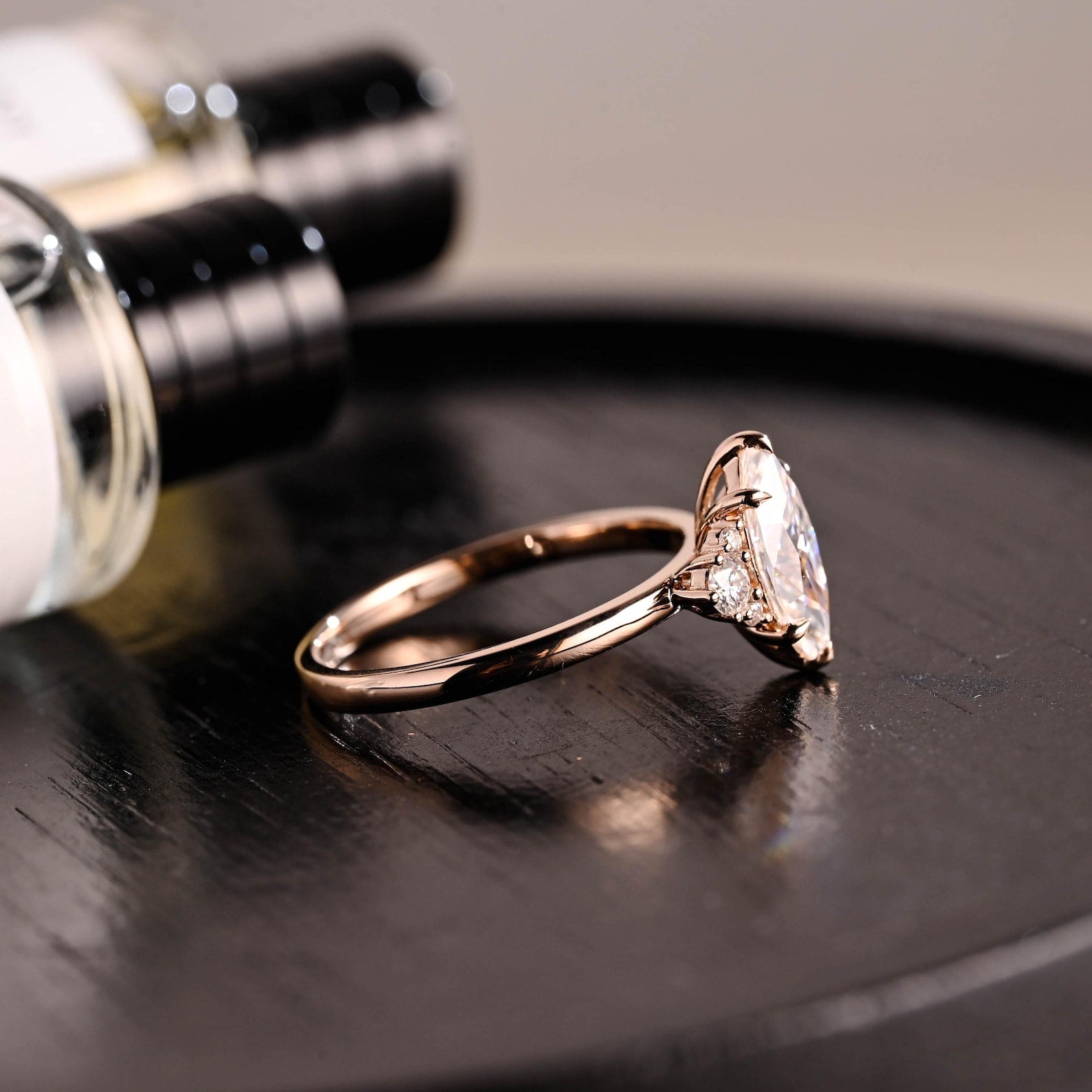 Round Halo, Pave & Split Shank Engagement Ring – 1.93 CT Lab Grown Diamond