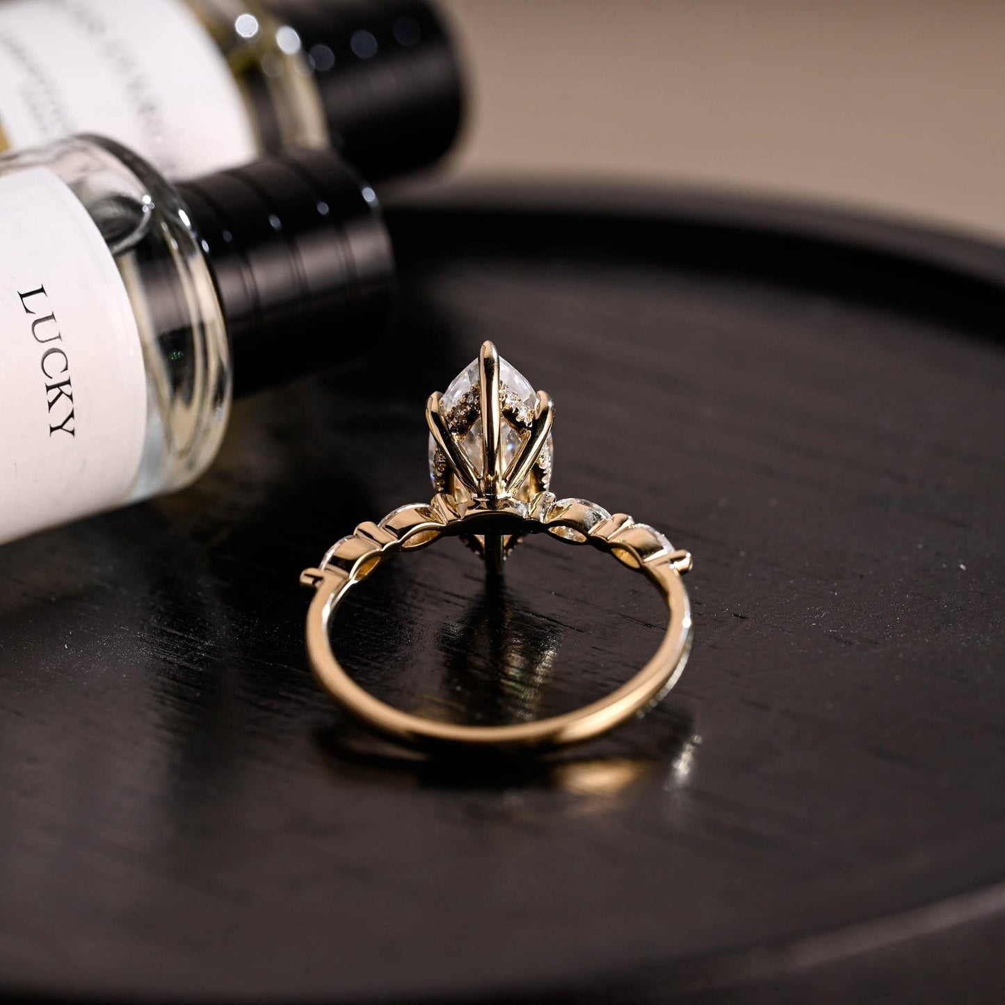 Round Halo, Pave & Split Shank Engagement Ring – 1.93 CT Lab Grown Diamond