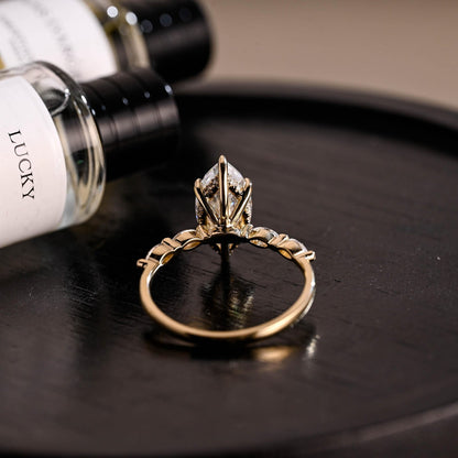 Round Halo, Pave & Split Shank Engagement Ring – 1.93 CT Lab Grown Diamond