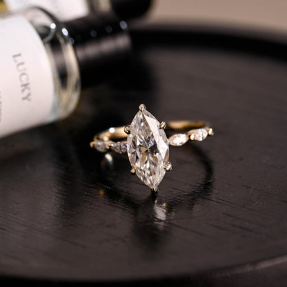Round Halo, Pave & Split Shank Engagement Ring – 1.93 CT Lab Grown Diamond