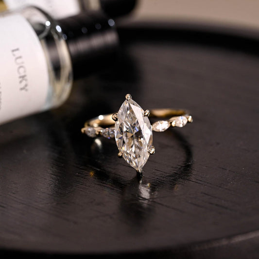 Round Halo, Pave & Split Shank Engagement Ring – 1.93 CT Lab Grown Diamond