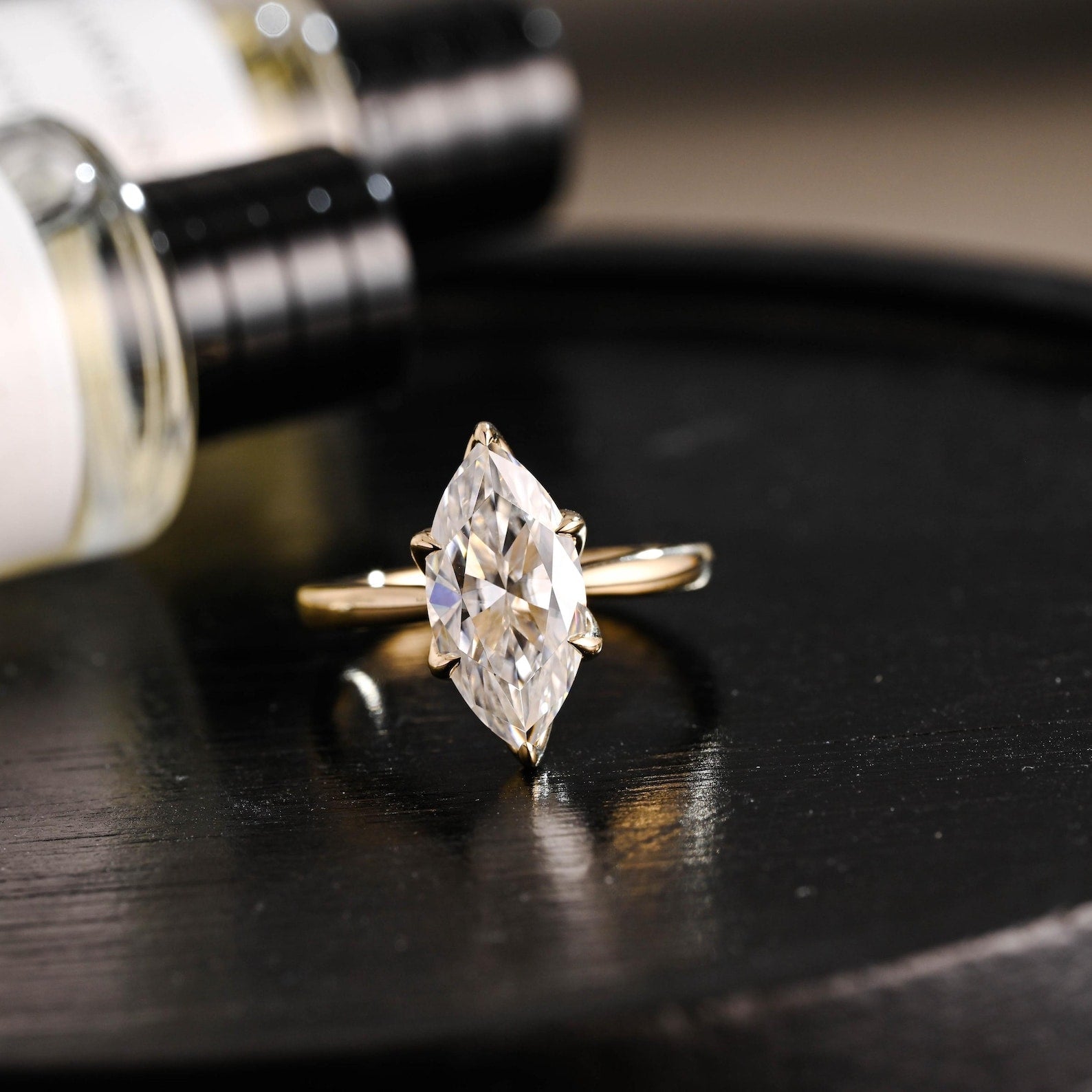 Round Halo, Pave & Split Shank Engagement Ring – 1.93 CT Lab Grown Diamond
