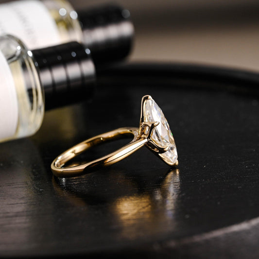 Round Halo, Pave & Split Shank Engagement Ring – 1.93 CT Lab Grown Diamond