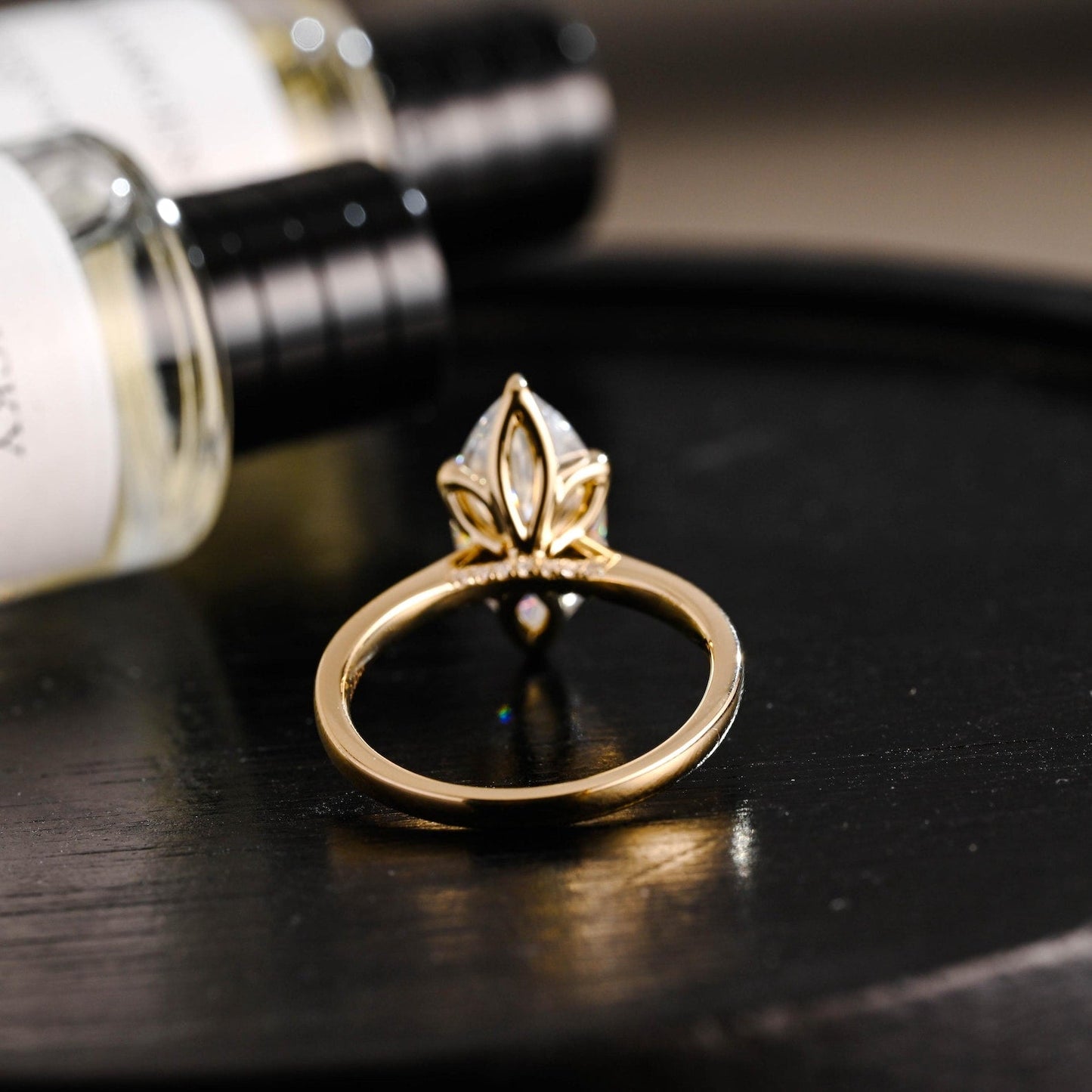 Round Halo, Pave & Split Shank Engagement Ring – 1.93 CT Lab Grown Diamond