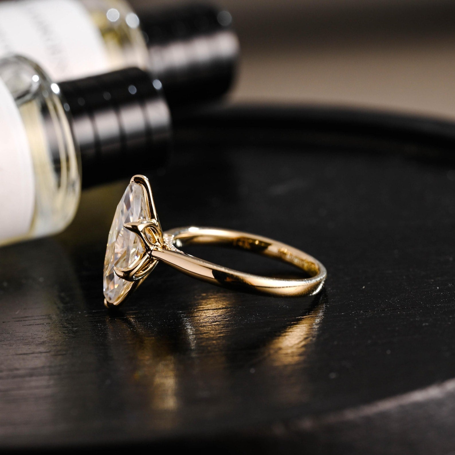 Round Halo, Pave & Split Shank Engagement Ring – 1.93 CT Lab Grown Diamond