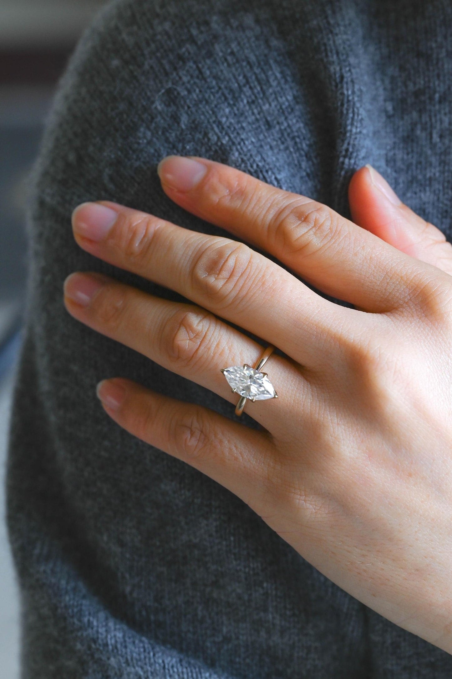 Round Halo, Pave & Split Shank Engagement Ring – 1.93 CT Lab Grown Diamond